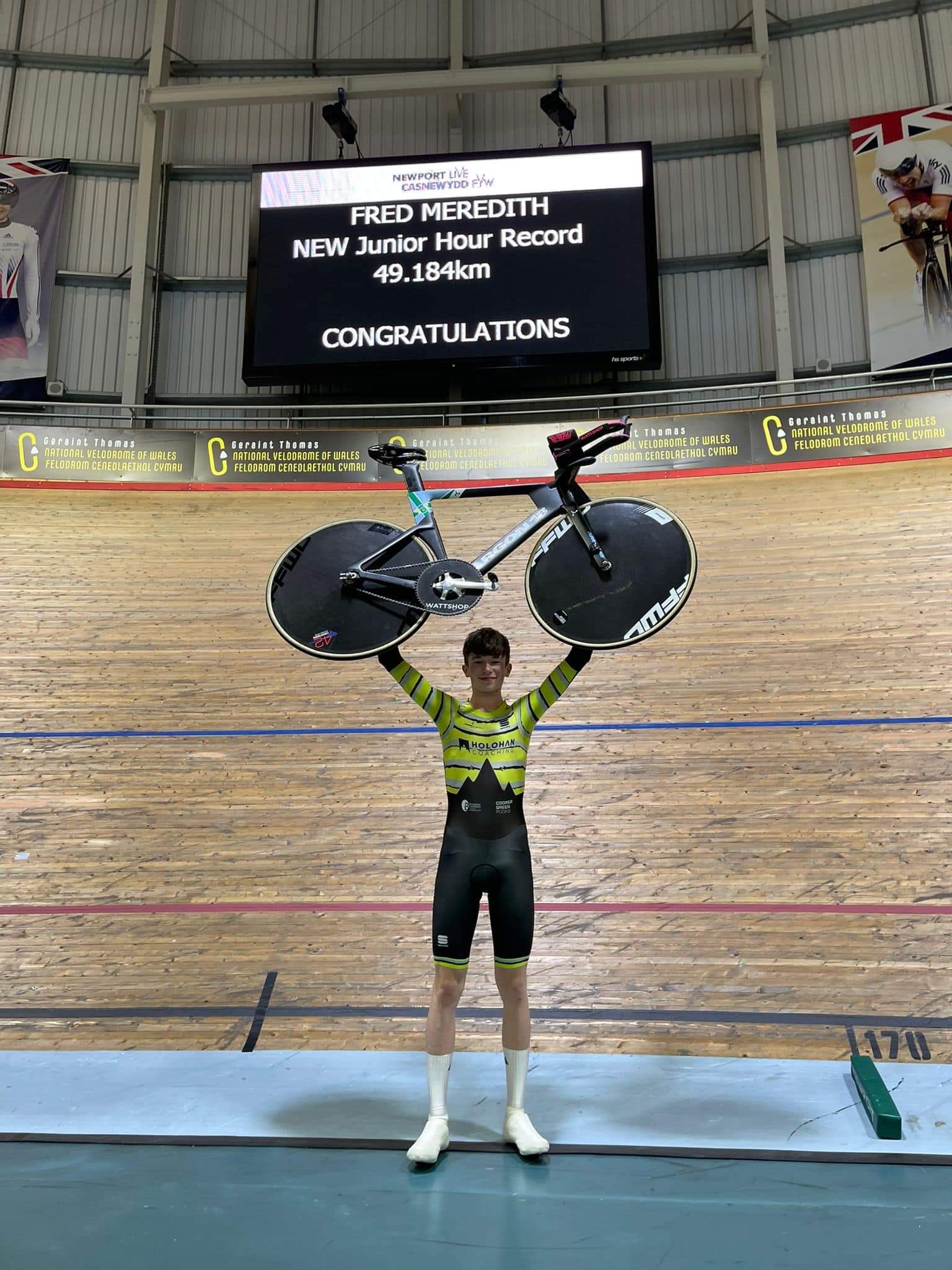 Fred Juniour Hour Record Holder